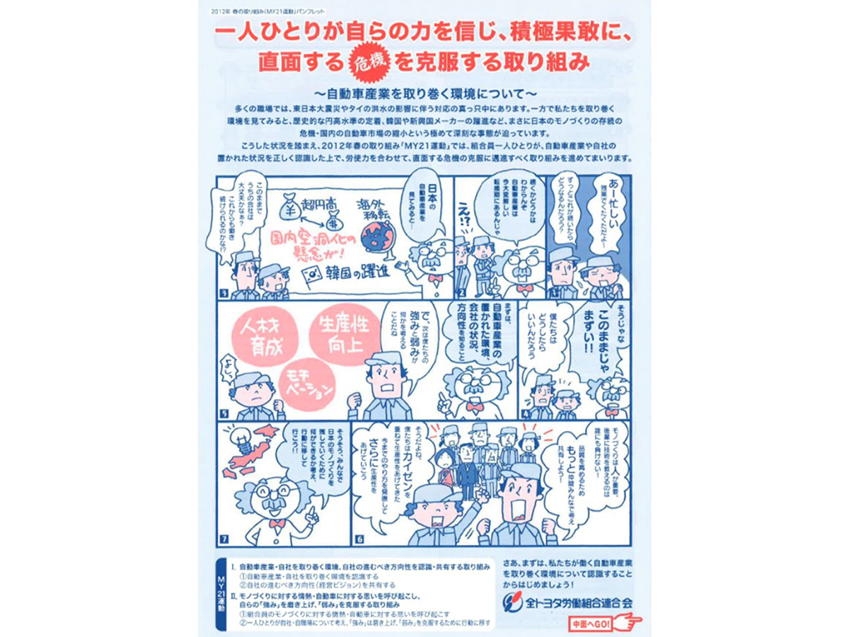 春の取り組みで「MY21（みずからやろう、みんなでやろう21世紀）運動」をスタート